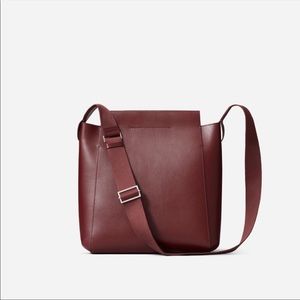 Everlane Burgundy Form Bag